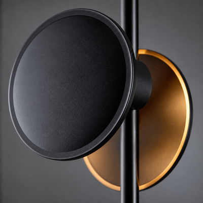 Scandinavian Black Floor Lamp
