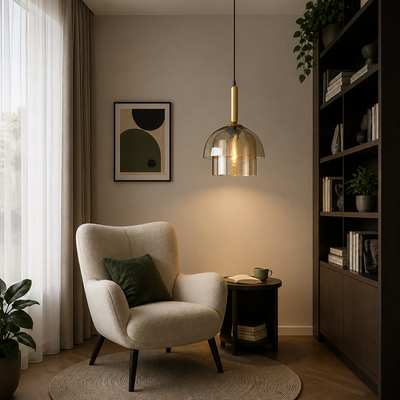 Scandinavian Champagne Glass Layered Pendant Light