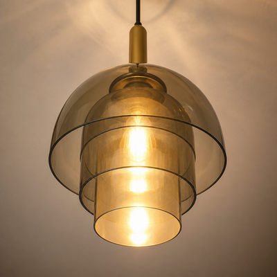 Scandinavian Champagne Glass Layered Pendant Light