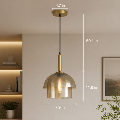 Scandinavian Champagne Glass Multi-Tier Pendant Light