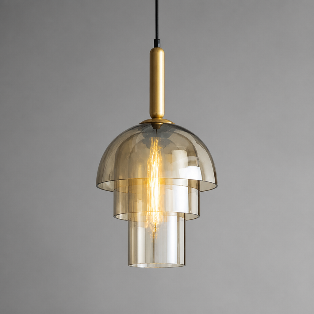 Scandinavian Champagne Glass Multi-Tier Pendant Light