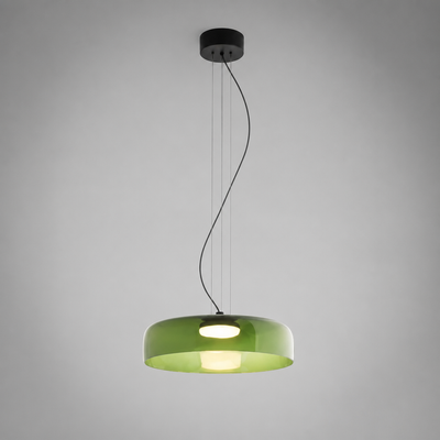 Scandinavian Colored Glass LED Pendant Light