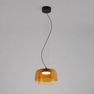 Scandinavian Colored Glass LED Pendant Light