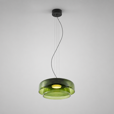 Scandinavian Colored Glass LED Pendant Light