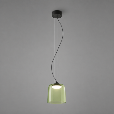 Scandinavian Colored Glass LED Pendant Light