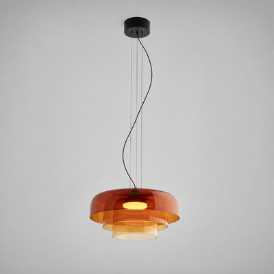 Scandinavian Colored Glass LED Pendant Light