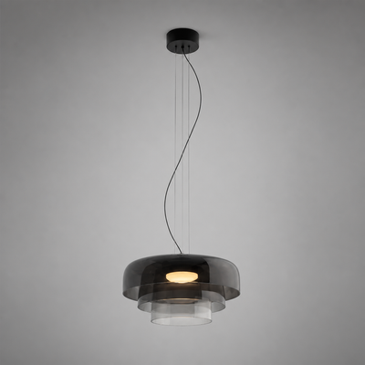 Scandinavian Colored Glass LED Pendant Light