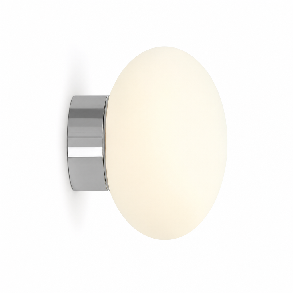 Scandinavian Copper LED Globe Wall Sconce