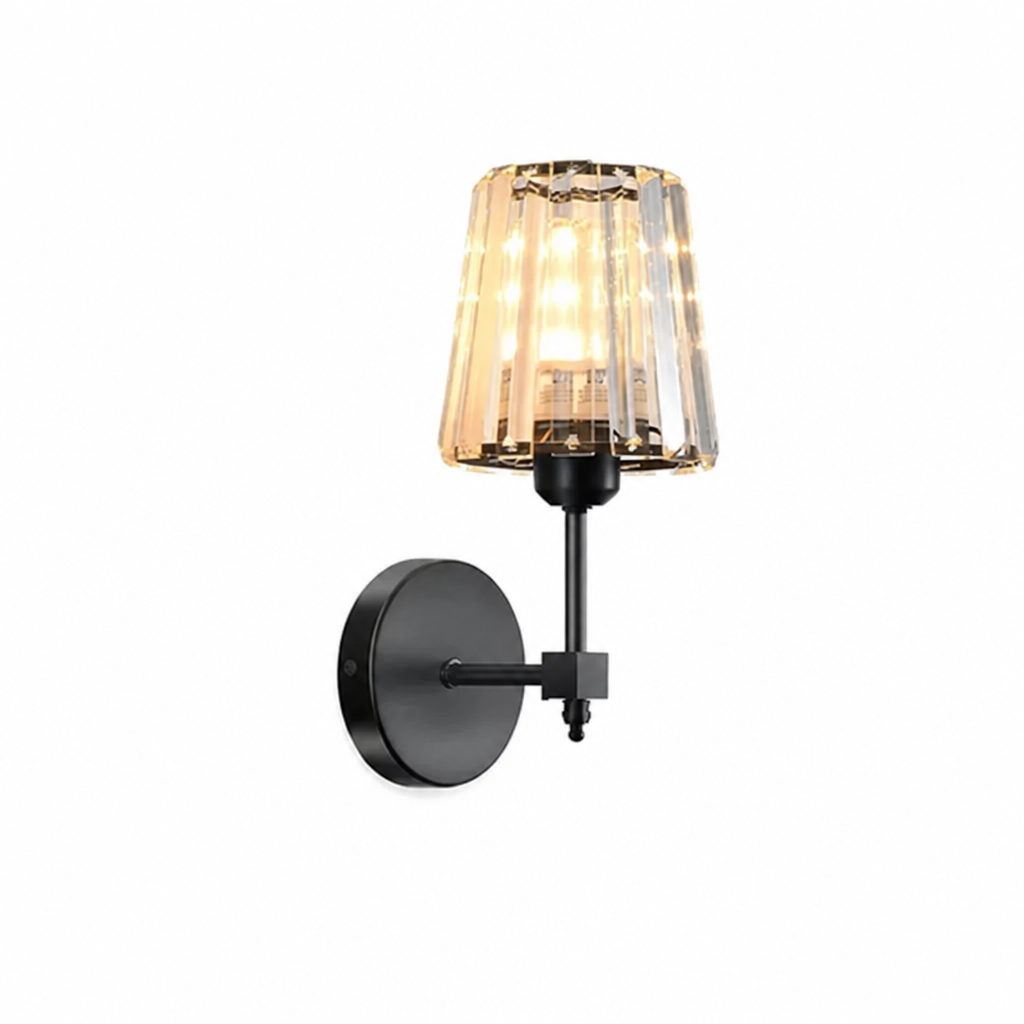 Scandinavian Crystal Glass LED Wall Sconce