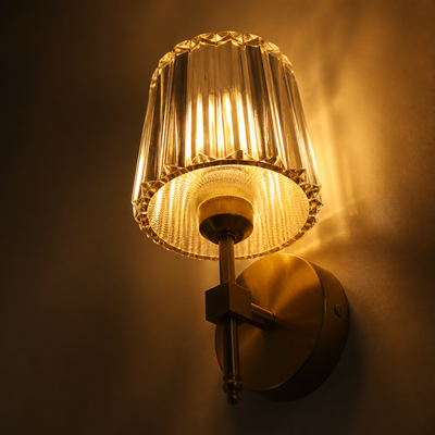 Scandinavian Crystal Glass LED Wall Sconce