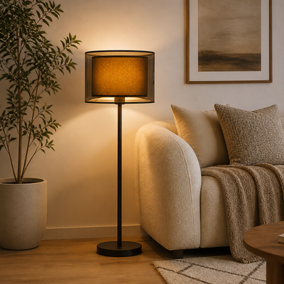 Scandinavian Fabric LED Floor Lamp