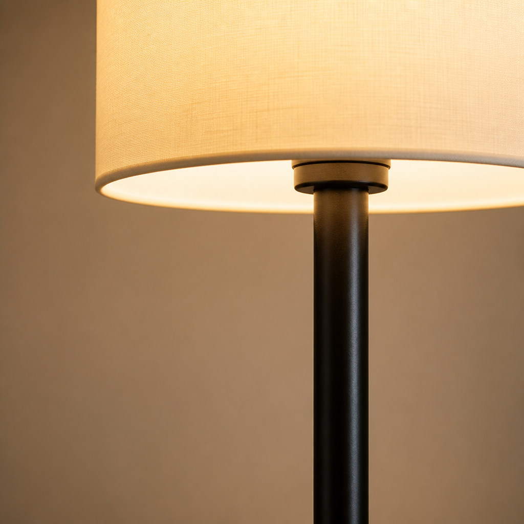 Scandinavian Fabric LED Slim Floor Lamp