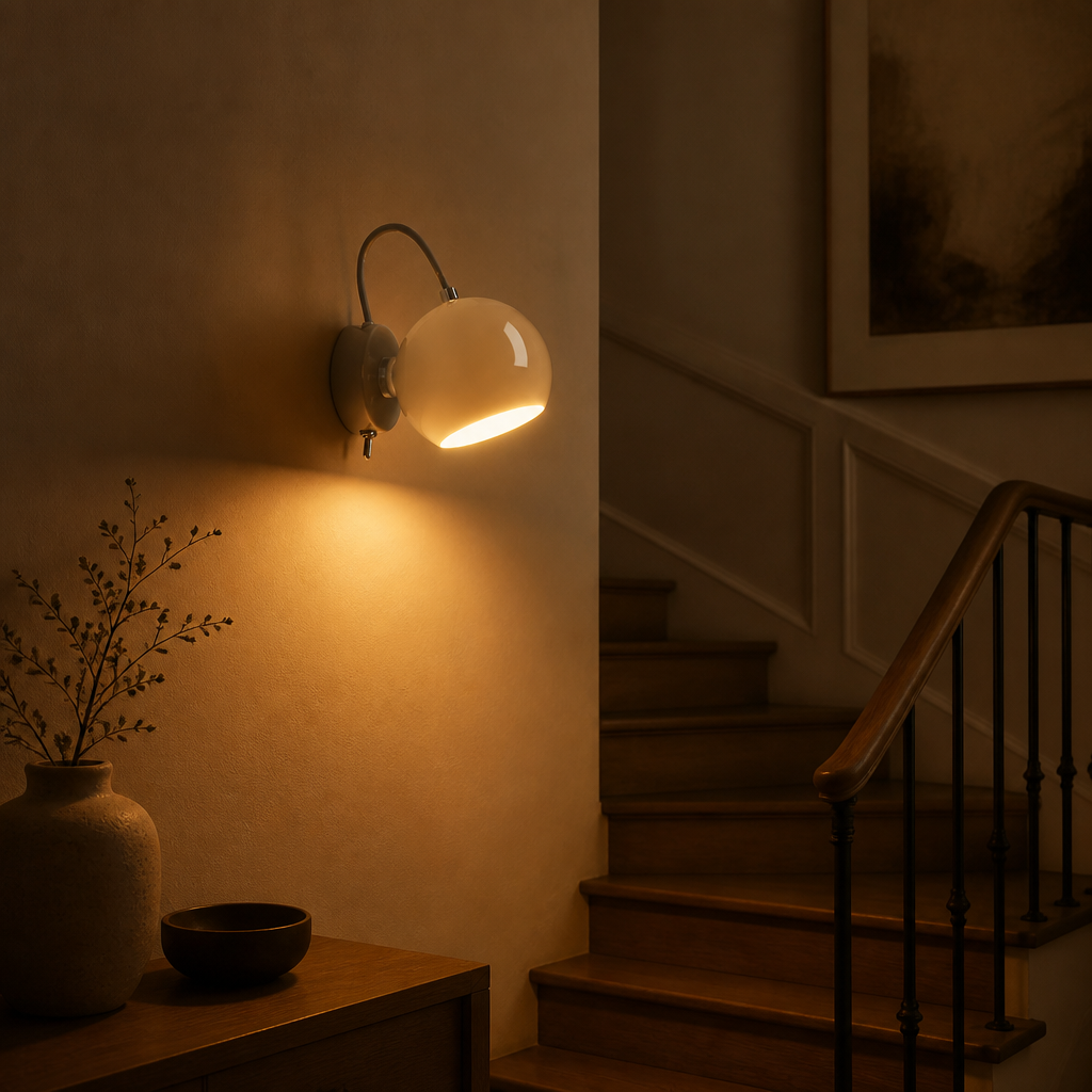 Scandinavian Fabric LED Wall Sconce