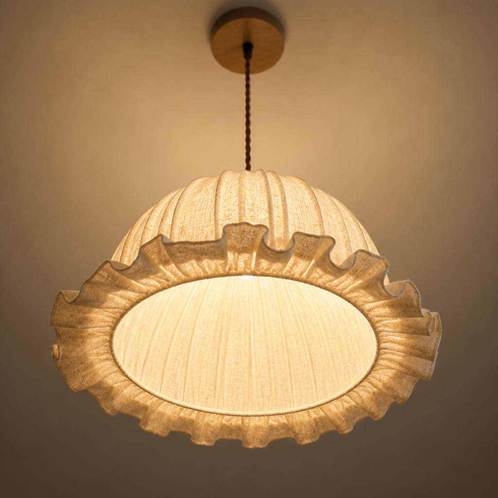 Scandinavian Fabric Pendant Light
