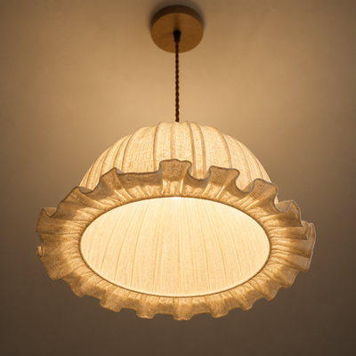 Scandinavian Fabric Pendant Light
