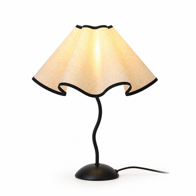 Scandinavian Fabric Petal Table Lamp