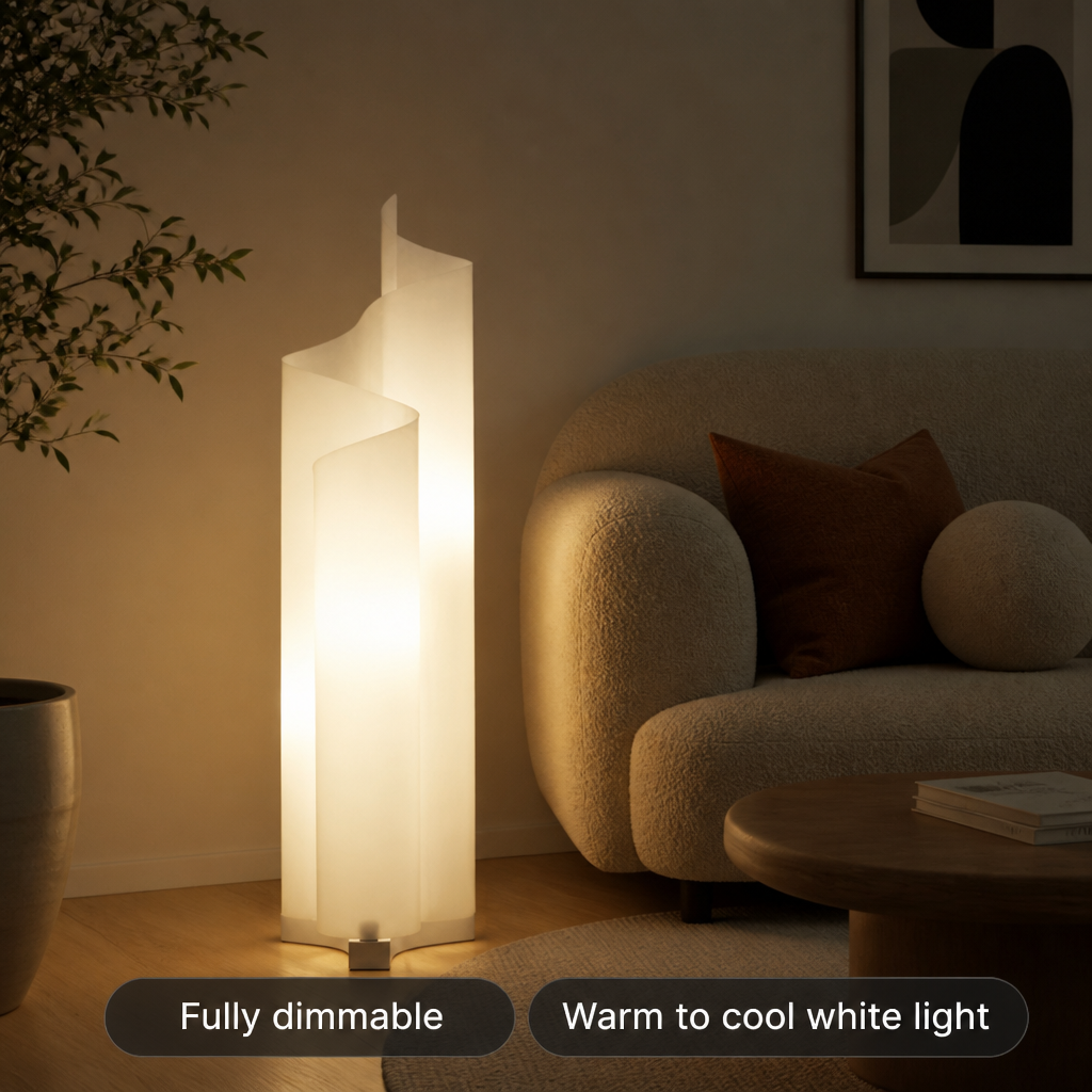Scandinavian Glacier LED Floor Lamp
