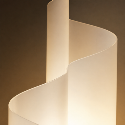 Scandinavian Glacier LED Floor Lamp