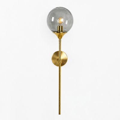 Scandinavian Glass Globe Wall Sconce