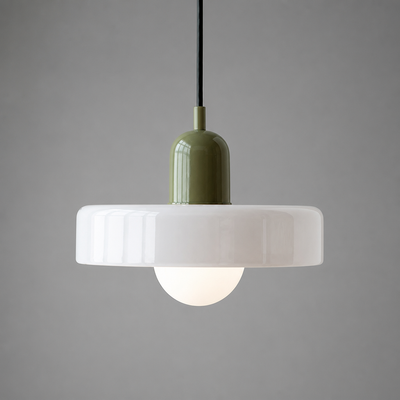 Scandinavian Glass Hand-Blown Pendant Light