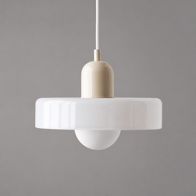 Scandinavian Glass Hand-Blown Pendant Light
