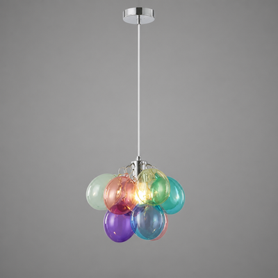 Scandinavian Glass LED Bubble Pendant Light