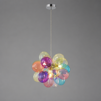 Scandinavian Glass LED Bubble Pendant Light