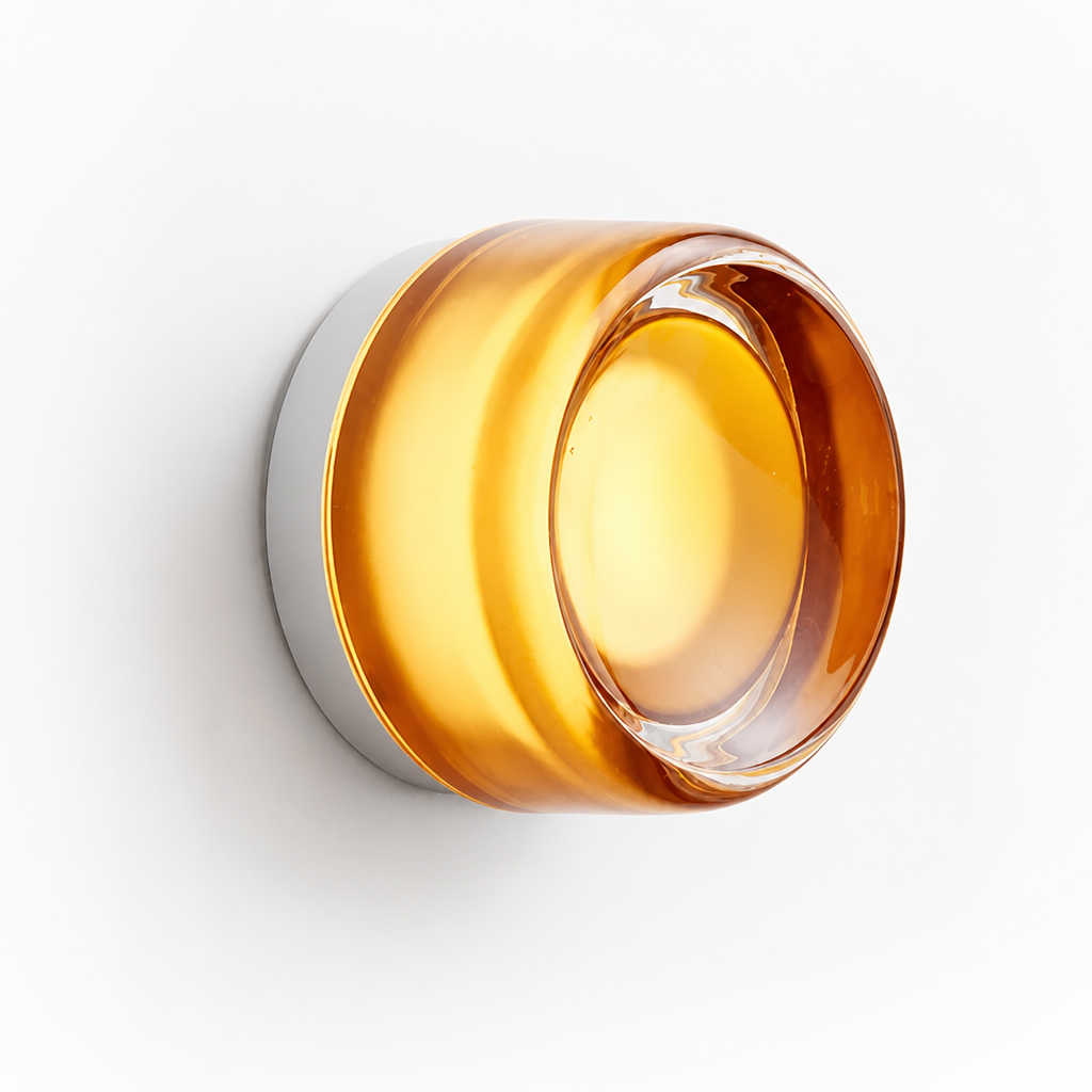 Scandinavian Glass LED Mini Wall Sconce