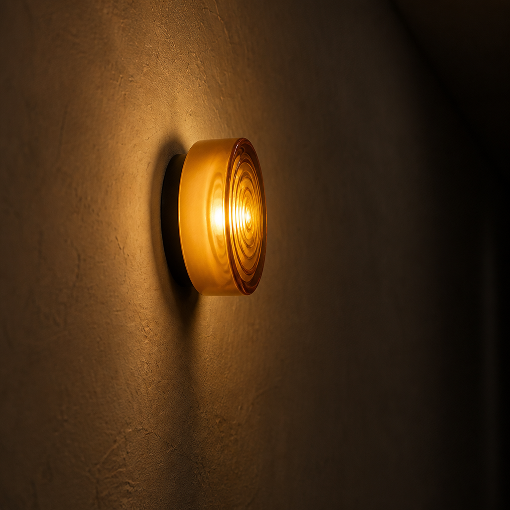 Scandinavian Glass LED Mini Wall Sconce