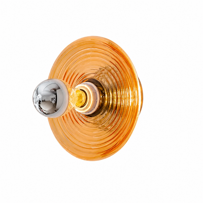 Scandinavian Glass LED Water Ripple Wall Sconce