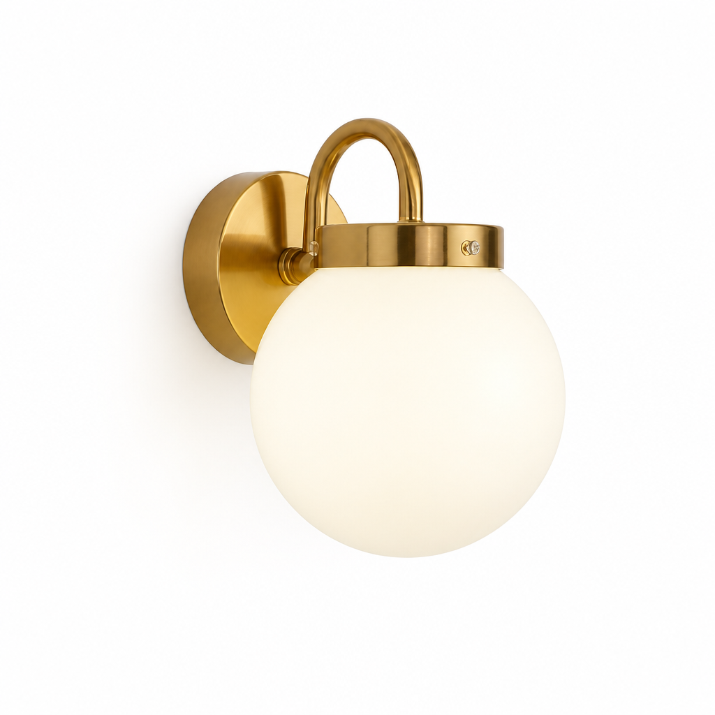 Scandinavian Glass Wall Sconce