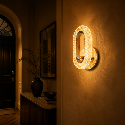 Scandinavian Iron & Acrylic LED Wall Sconce