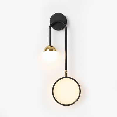 Scandinavian Iron LED Ball Wall Sconce