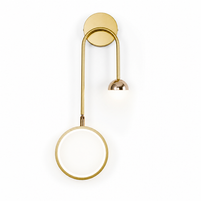 Scandinavian Iron LED Ball Wall Sconce