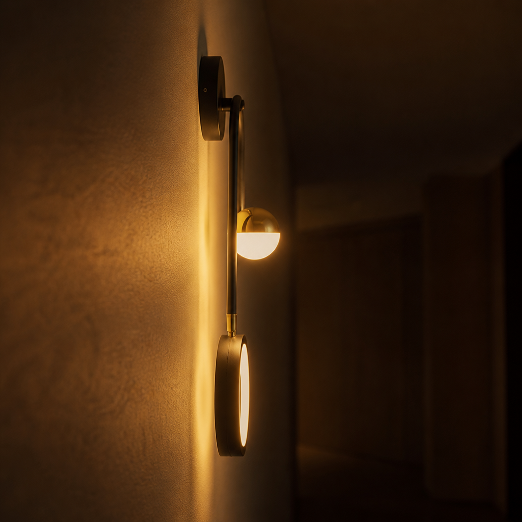 Scandinavian Iron LED Ball Wall Sconce