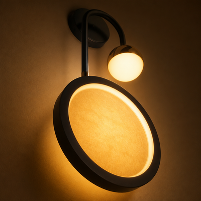 Scandinavian Iron LED Ball Wall Sconce