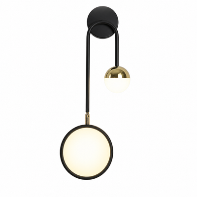 Scandinavian Iron LED Ball Wall Sconce