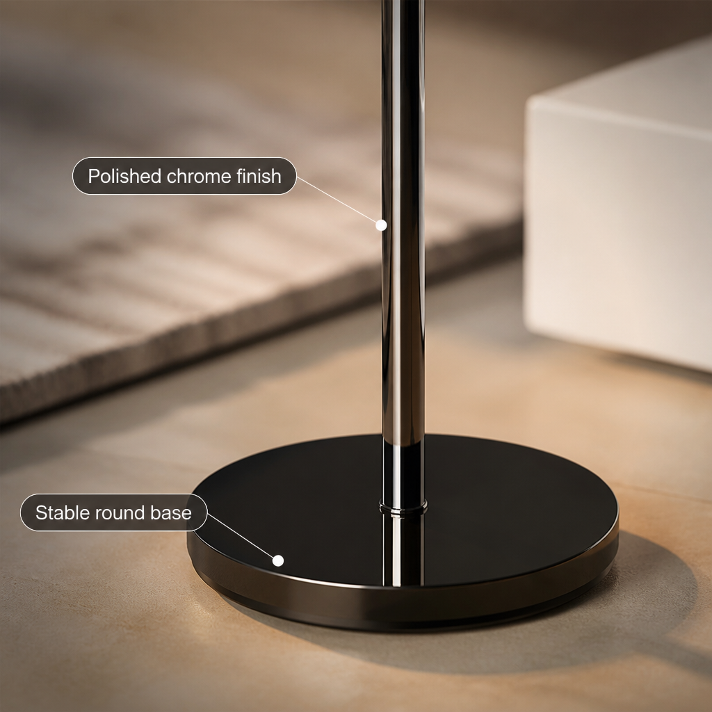Scandinavian Iron LED Egg Tart Floor Lamp