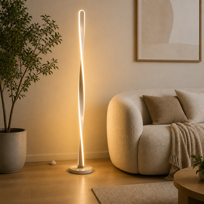 Scandinavian Iron LED Floor Lamp