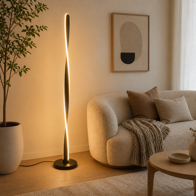Scandinavian Iron LED Floor Lamp