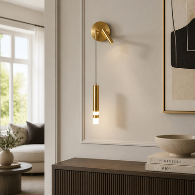 Scandinavian Iron LED Reading Spot Wall Sconce