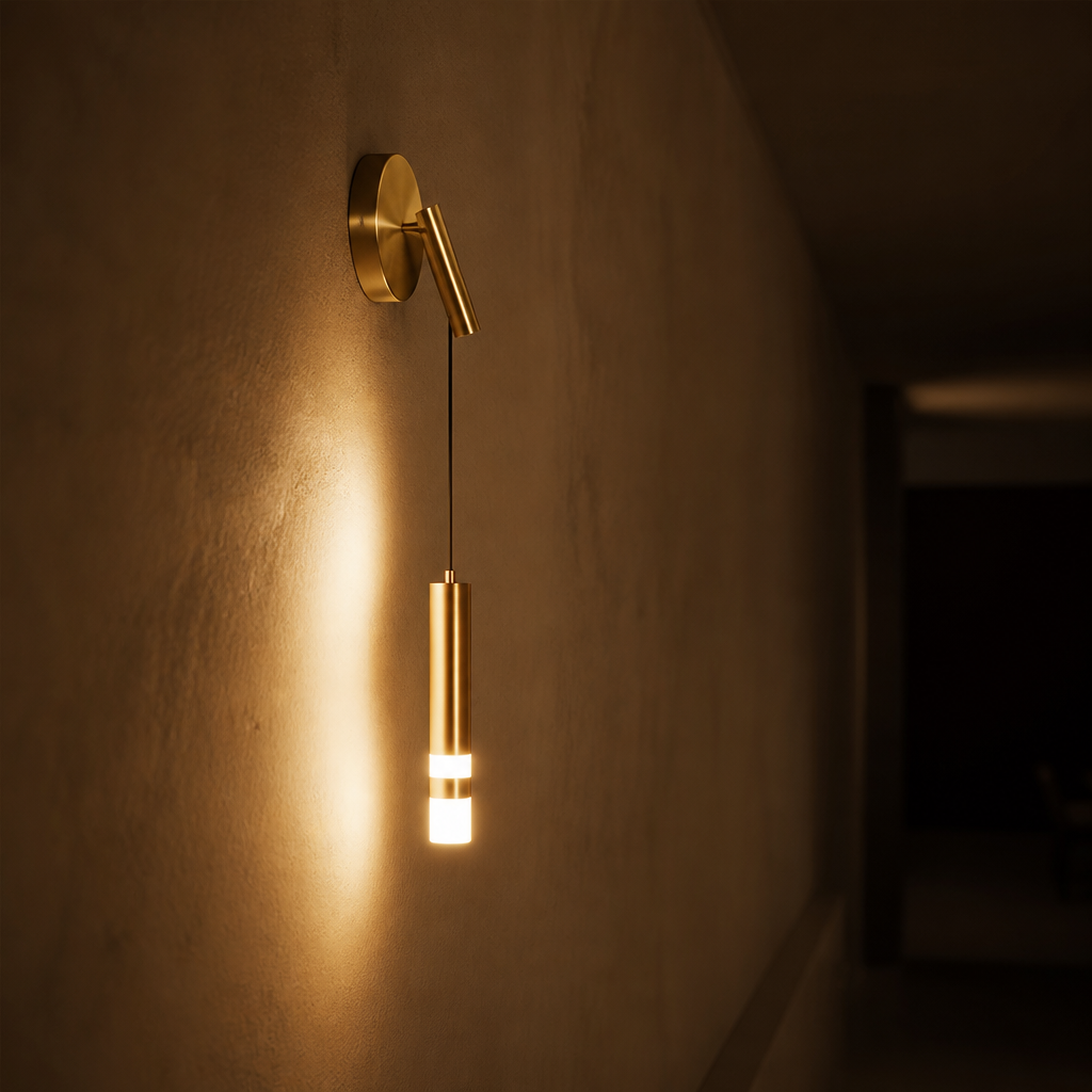 Scandinavian Iron LED Reading Spot Wall Sconce