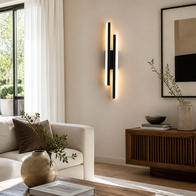 Scandinavian Iron LED Slim Wall Sconce