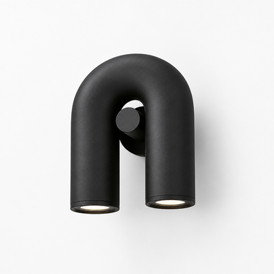 Scandinavian Iron LED U-Shaped Wall Sconce