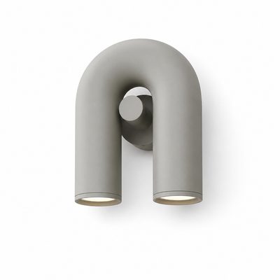 Scandinavian Iron LED U-Shaped Wall Sconce