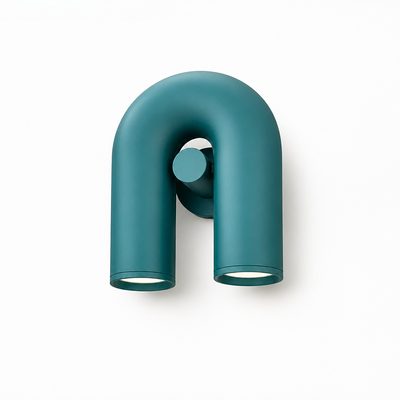 Scandinavian Iron LED U-Shaped Wall Sconce