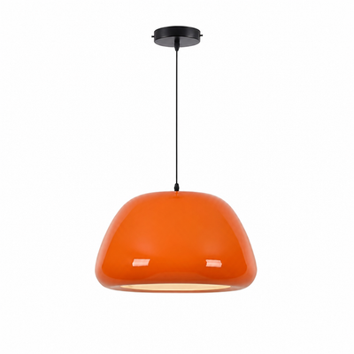 Scandinavian Iron Semi-Circular Pendant Light