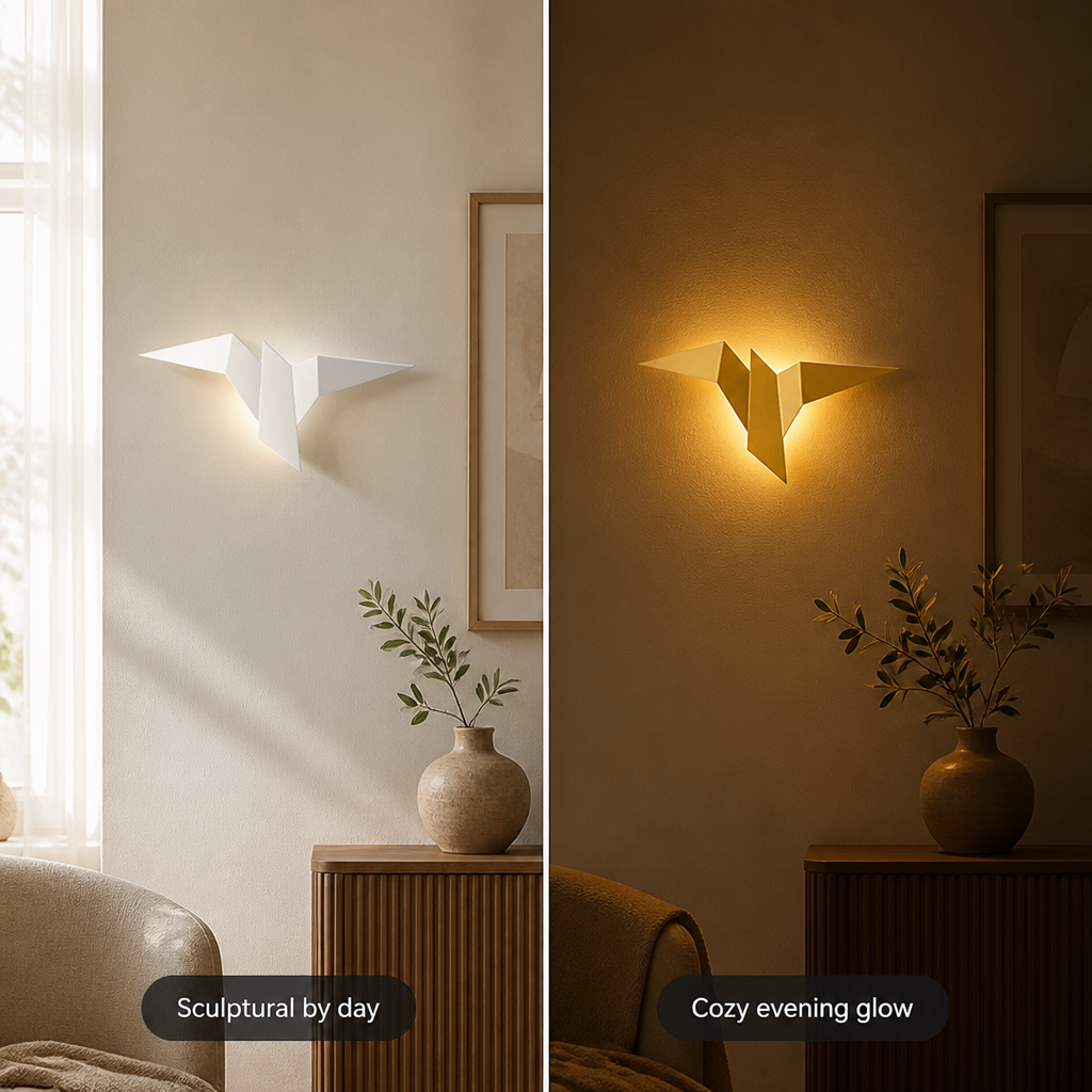 Scandinavian LED Bird Wall Sconce