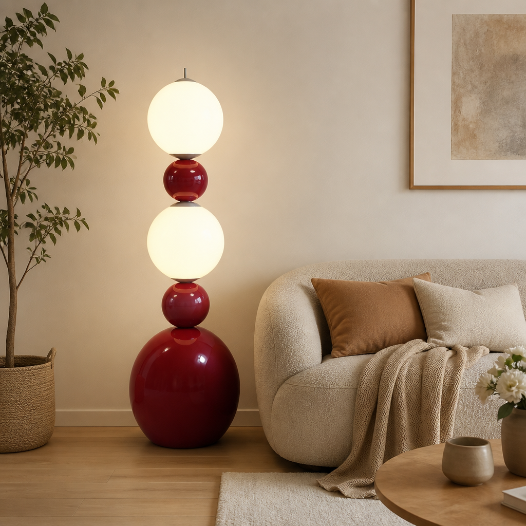Scandinavian LED Gourd Floor Lamp