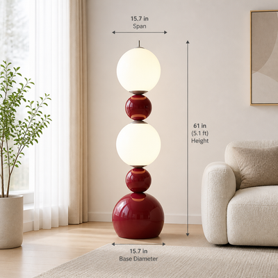 Scandinavian LED Gourd Floor Lamp